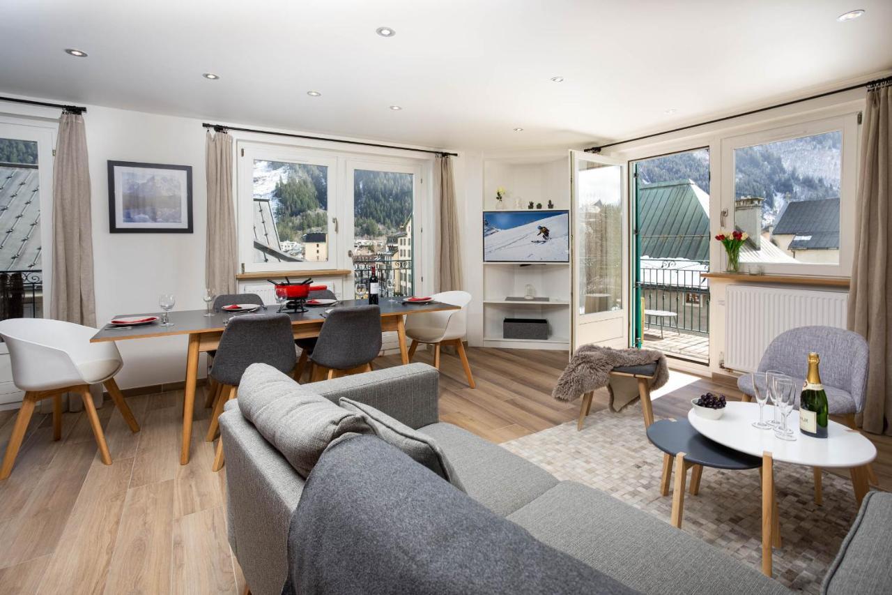 Le Panoramic Mont Blanc Apartment - Chamonix All Year Bagian luar foto